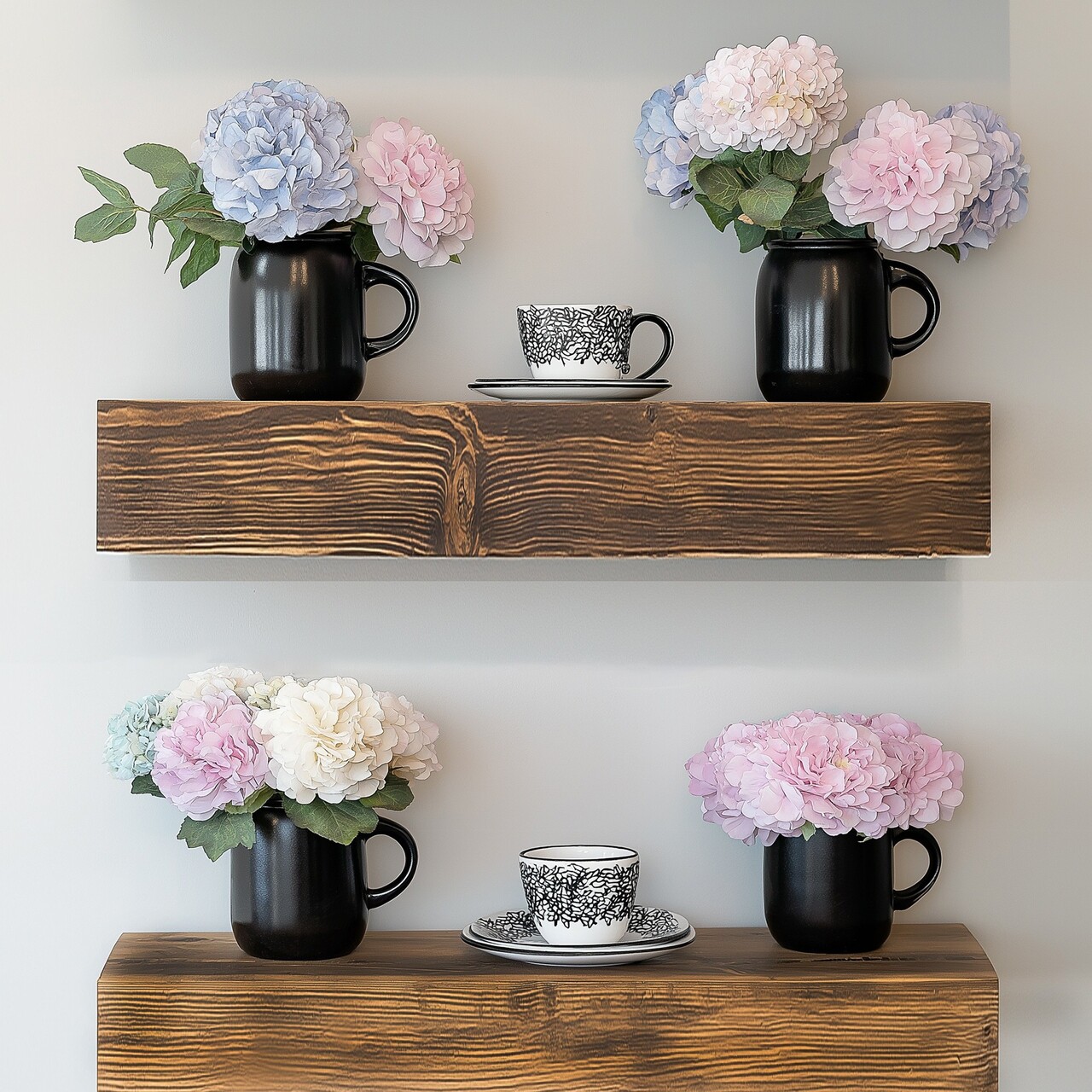 Raft de perete, Hanah Home, Raf275, Lemn - imagine 7